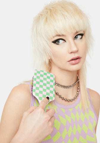 Watermelon Check My Hair Hairbrush