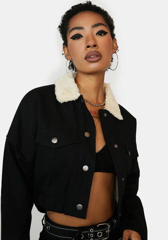 Intent On It Cropped Jacket