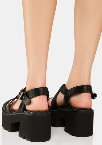 Homecoming Platform Gladiator Sandals