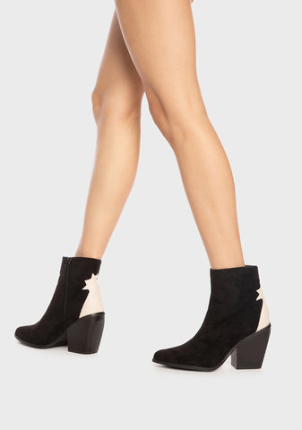 Star Sighting Heeled Booties