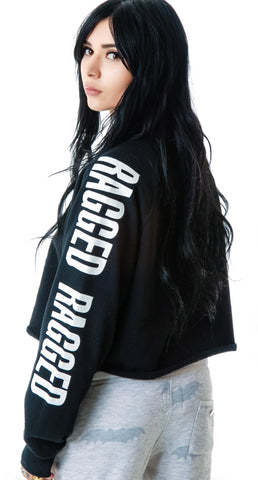 The  Gunshow Long Sleeve Cropped Sweatshirt