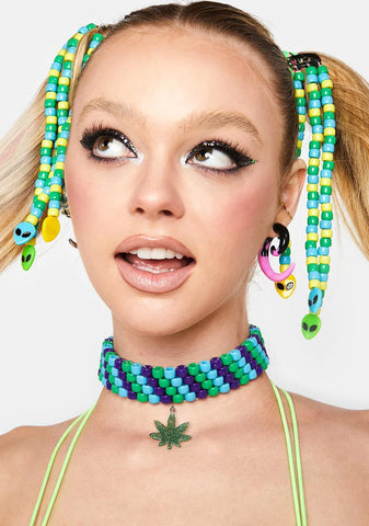 Higher Soul Beaded Choker