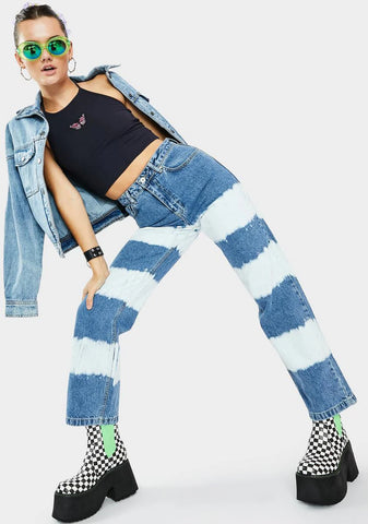 Lithium Striped Denim Jeans