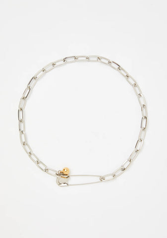 Sinners Safe Here Chain Necklace