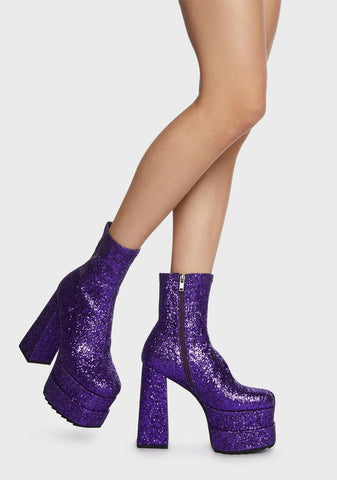 Purple Papi Platform Boots