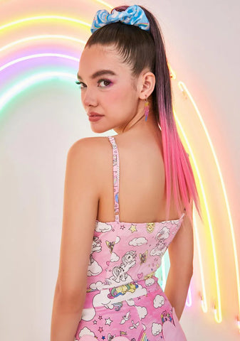 Divine Skies Twill Corset Top