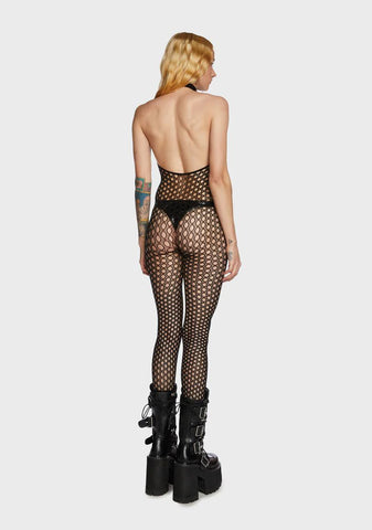 Sleepless Fever Zip Bodystocking
