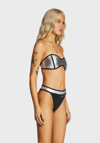 Tainted Love Retro Bandeau Bikini Top