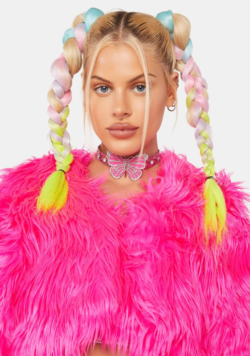 Multicolor Glow In The Dark Braid