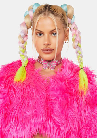 Multicolor Glow In The Dark Braid