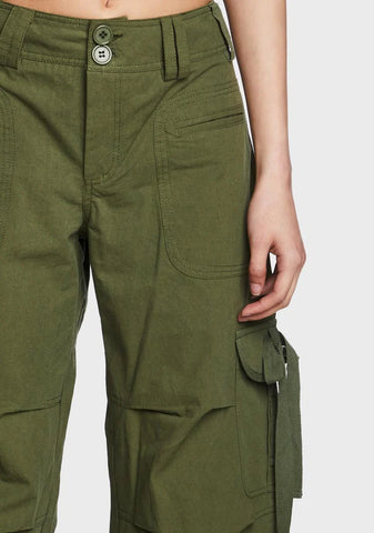Olive On My Grind Cargo Pants