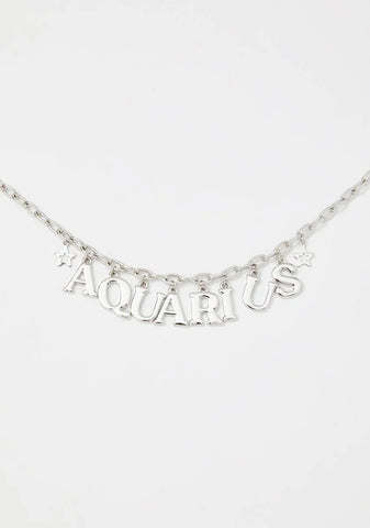 Always Aquarius Chain Necklace
