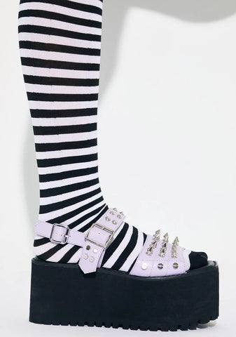 Restless Soul Spiked Platform Sandals