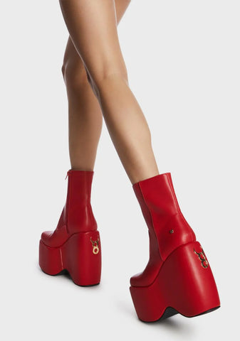 Spicy Say What You Mean Platform Boots