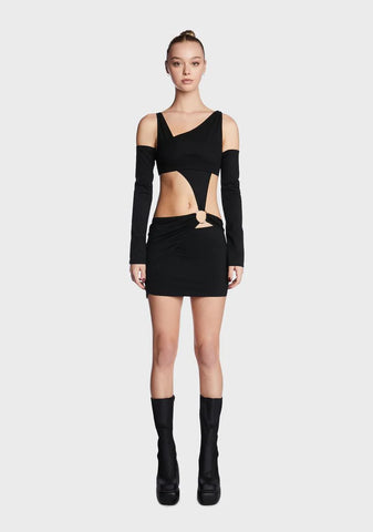 Bound By Time Dress And Gloves Set