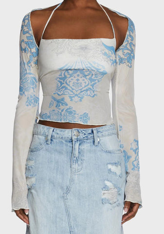 The Place To Be Top And Shrug