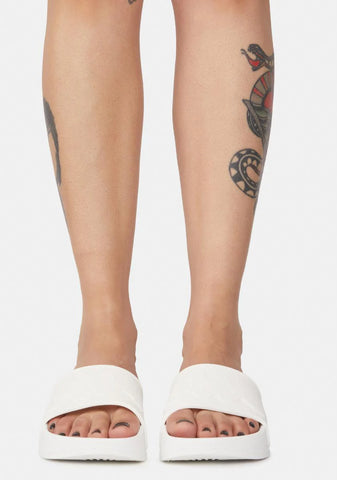 White Authentic Caius 2 Slides