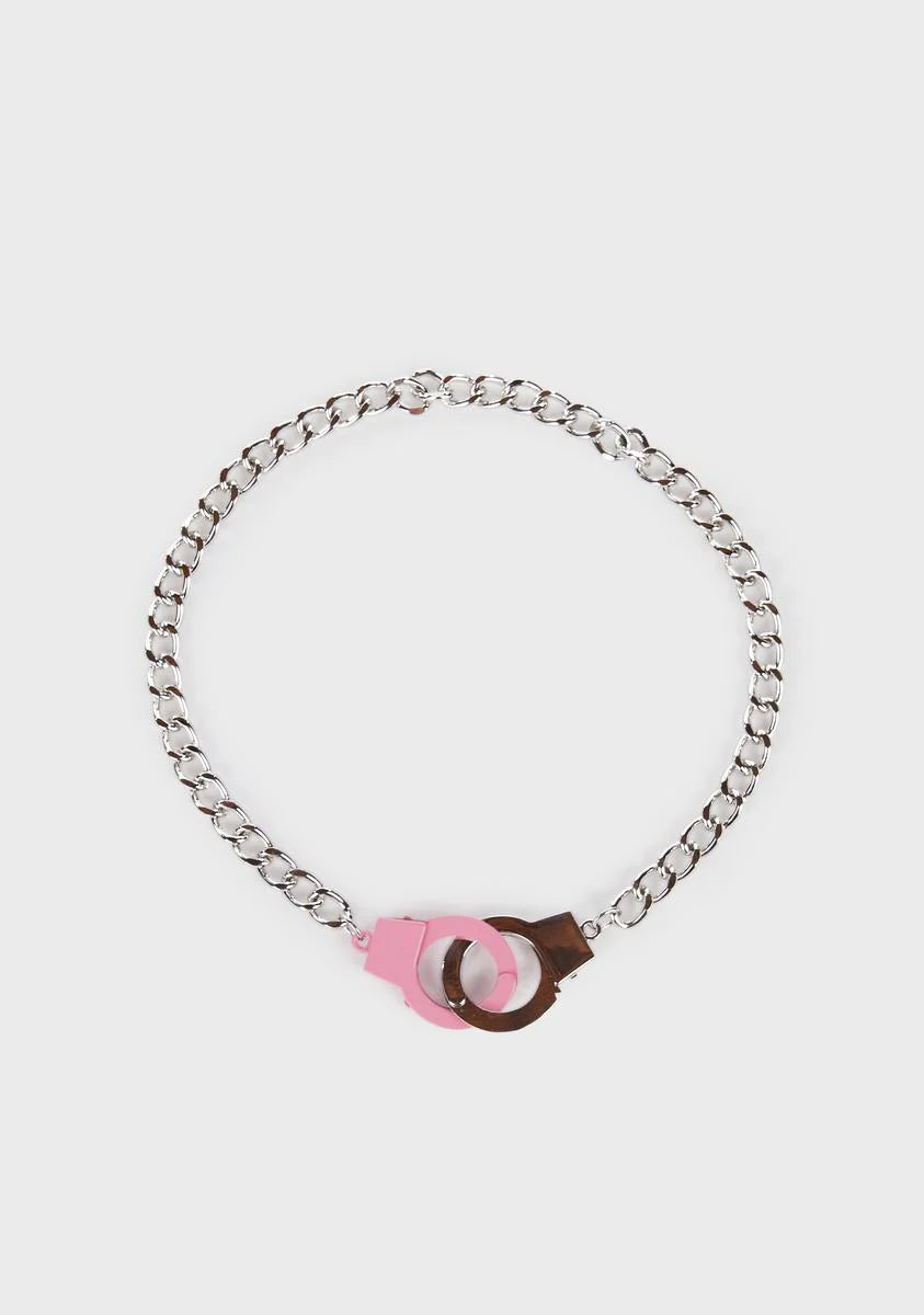 Link Up Handcuff Necklace