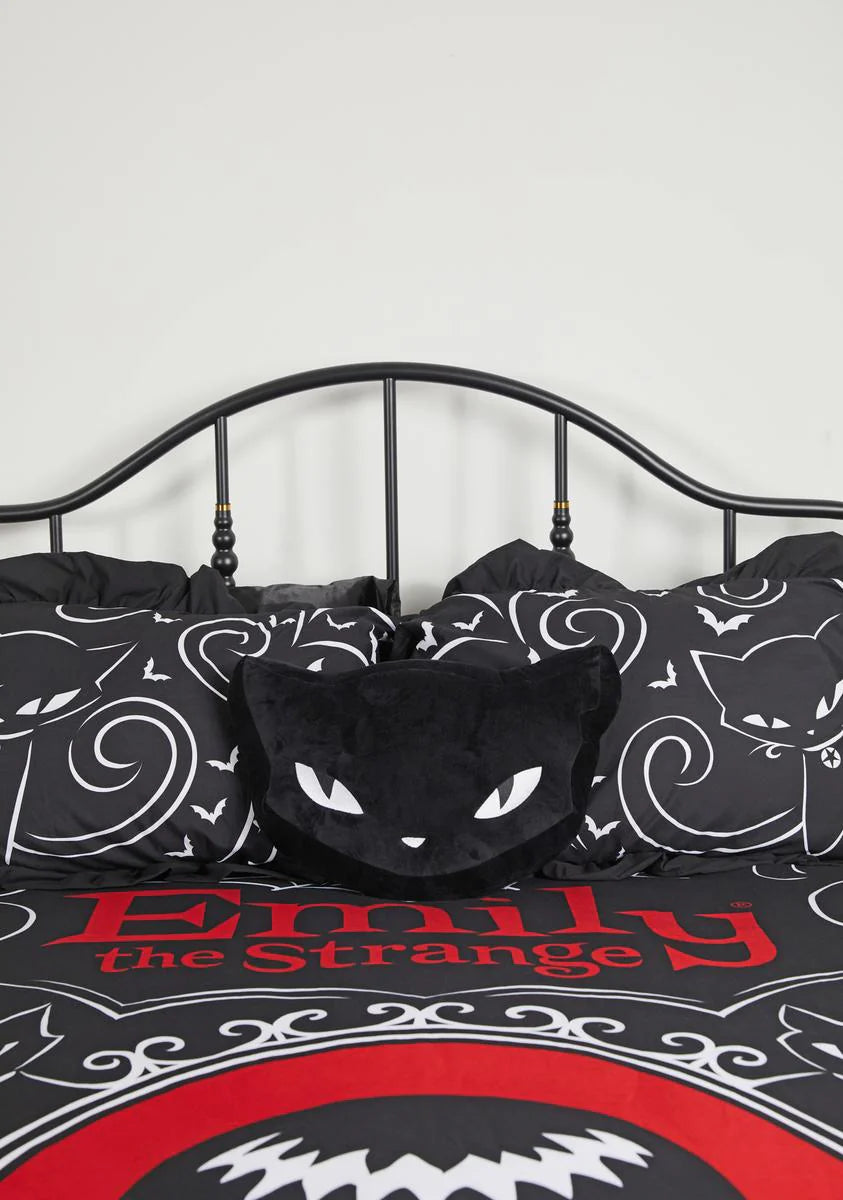 Menacing Meow Decorative Pillow