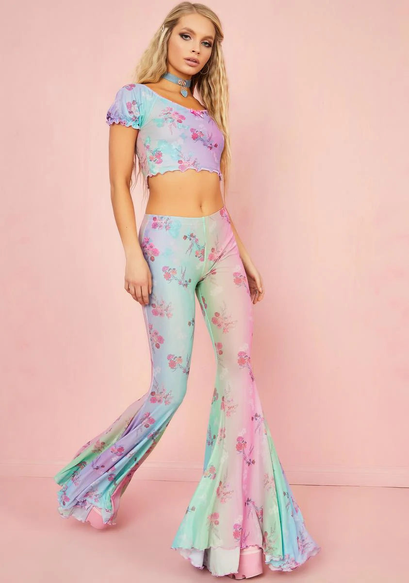 Pixie Spritzer Flare Pants