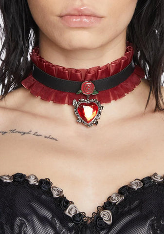 Love Adorned Presents Heart Choker