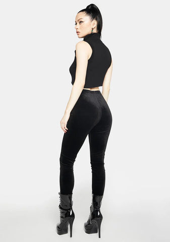 I'm Crushed Velvet Leggings