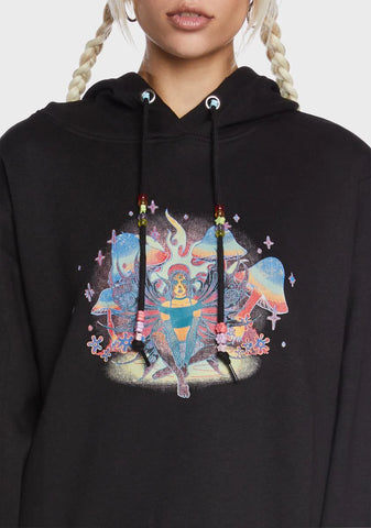 Maya Beaded Knit Hoodie