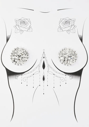 Silver Spiked Pasties