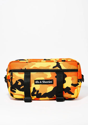 Orange Camo Side Pouch