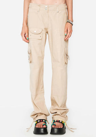 Khaki On My Grind Cargo Pants