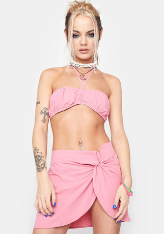 Babe So What's New Mini Skirt Set