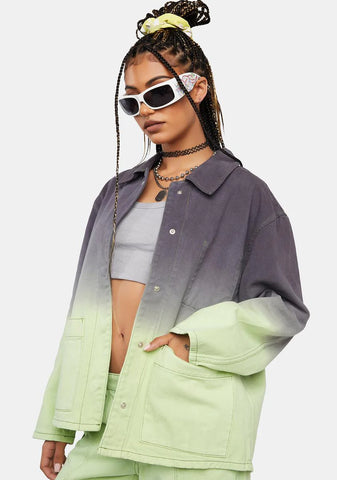 Dip Dye Utility Jacket