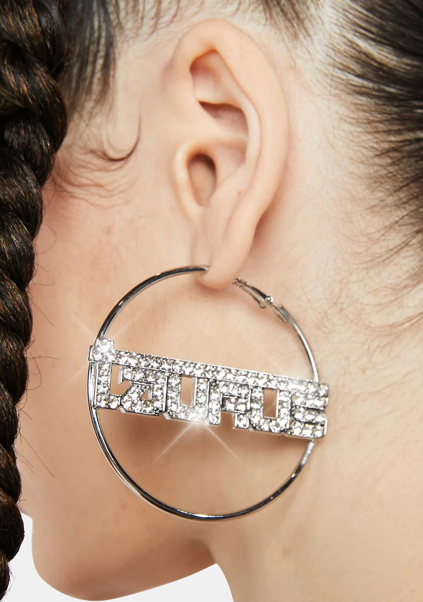 Brighter Future Taurus Hoop Earrings