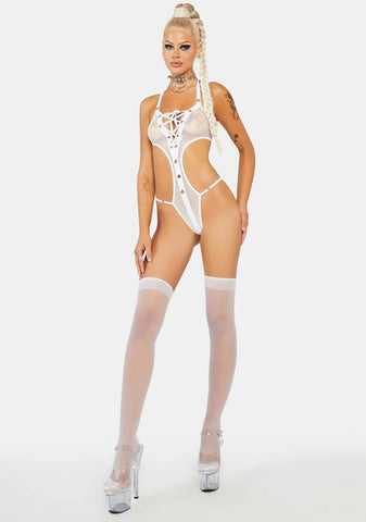 Waiting No Longer Fishnet Bodysuit