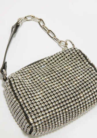 Can't Afford Me Rhinestone Handbag