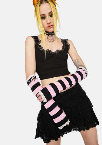 Secret Identity Fingerless Gloves