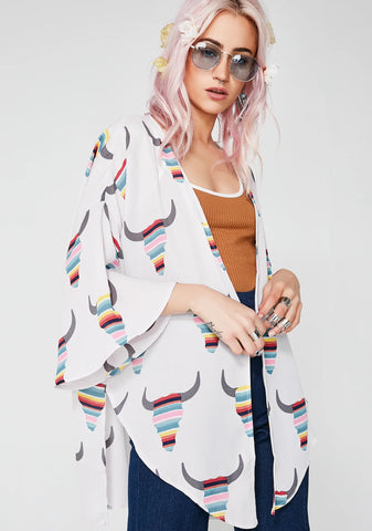 Run Wild Short Kimono