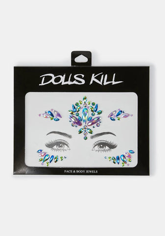 Queen Of Light Face Stickers