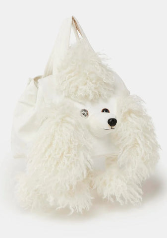 White Poodle Handbag