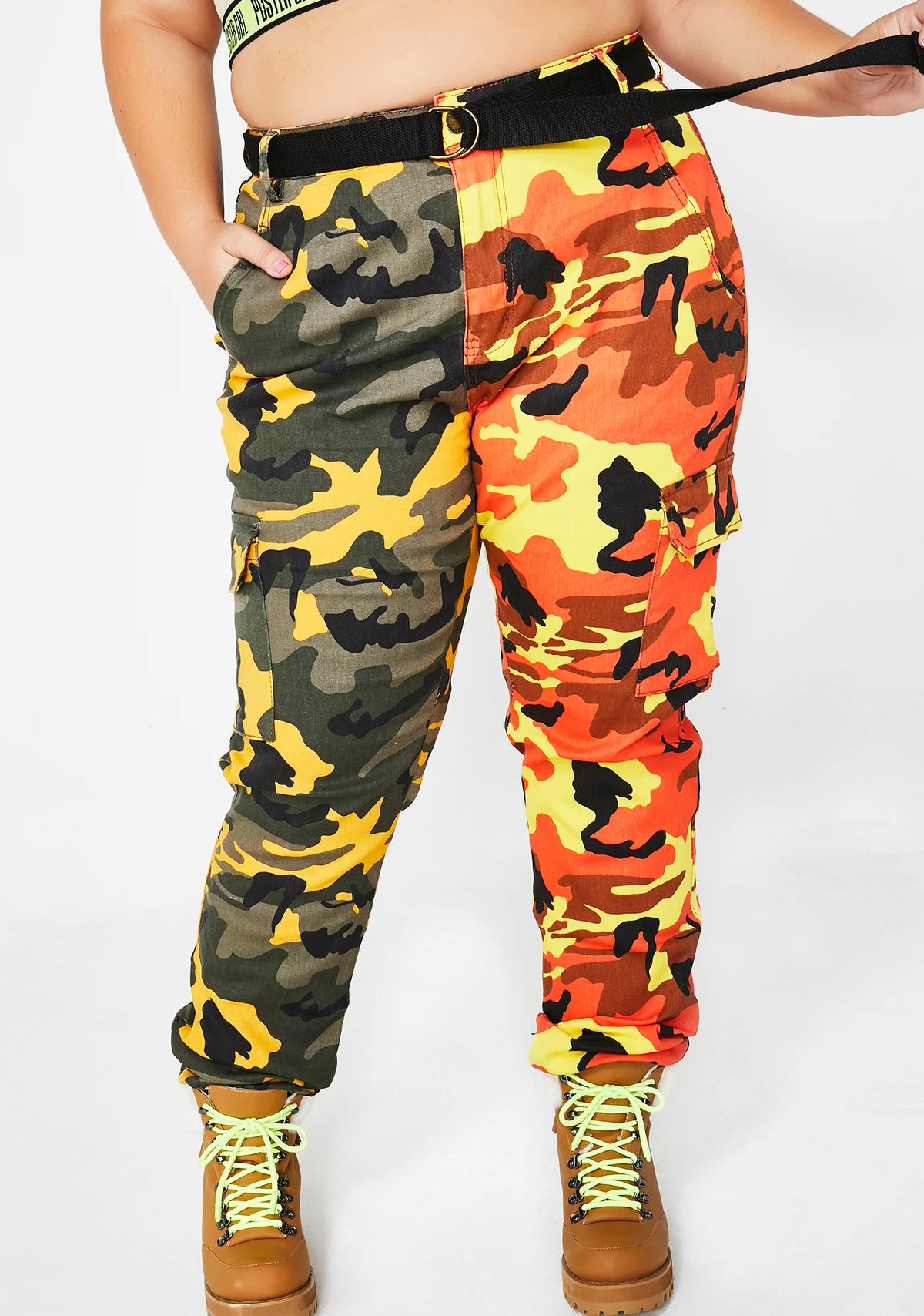 Dual Empowered Babe Camo Pants