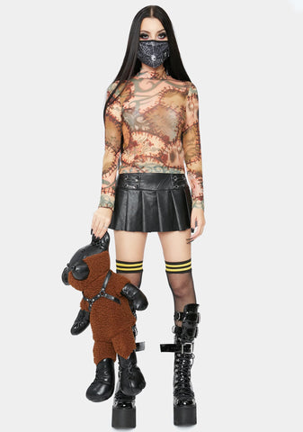 Under Your Skin Mesh Top