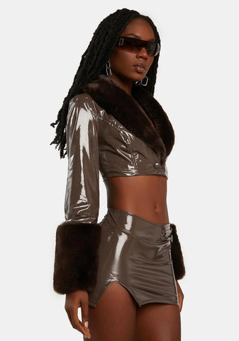 Sienna Total Blush Cropped Jacket