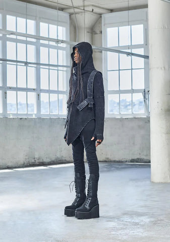 Bassline Worn Wash Hoodie Sweatshirt