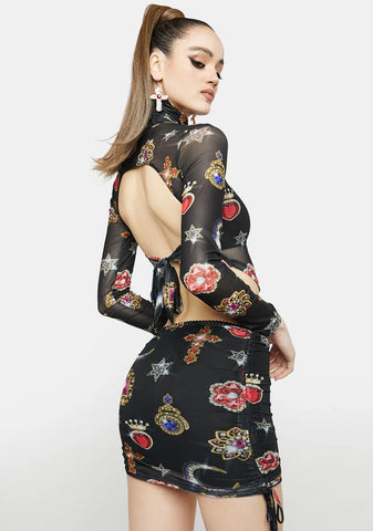 You're A Gem Mesh Skirt