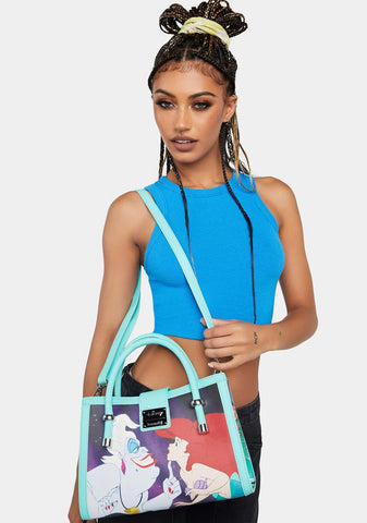 The Little Mermaid Scenes Crossbody Bag