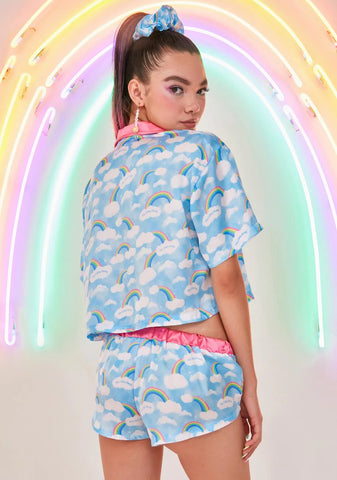 Big Dreamer Satin PJ Shorts