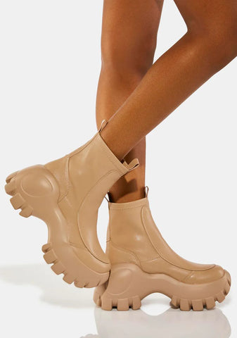 Raven Scars Bubble Chelsea Boots