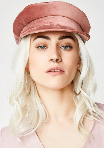 Lone Wolf Velvet Biker Hat