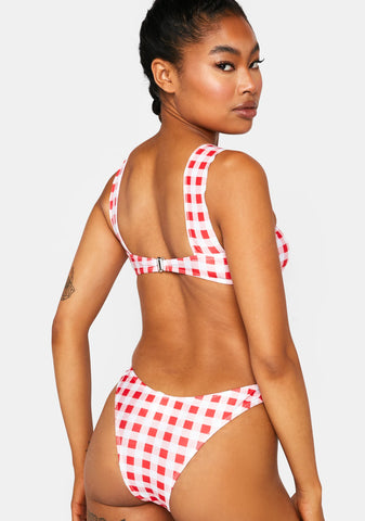 Strawberry Hot Flirt Summer Bikini Set