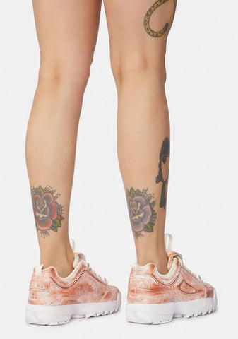 Disruptor II Rusted Leather Sneakers